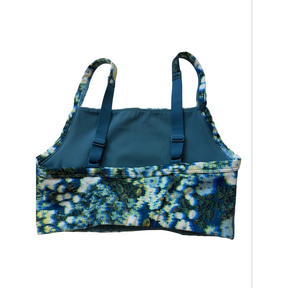 Offline by Aerie Floral Goals Sports Bra Medium Support Adjustable Straps Sz XS - Picture 2 of 4